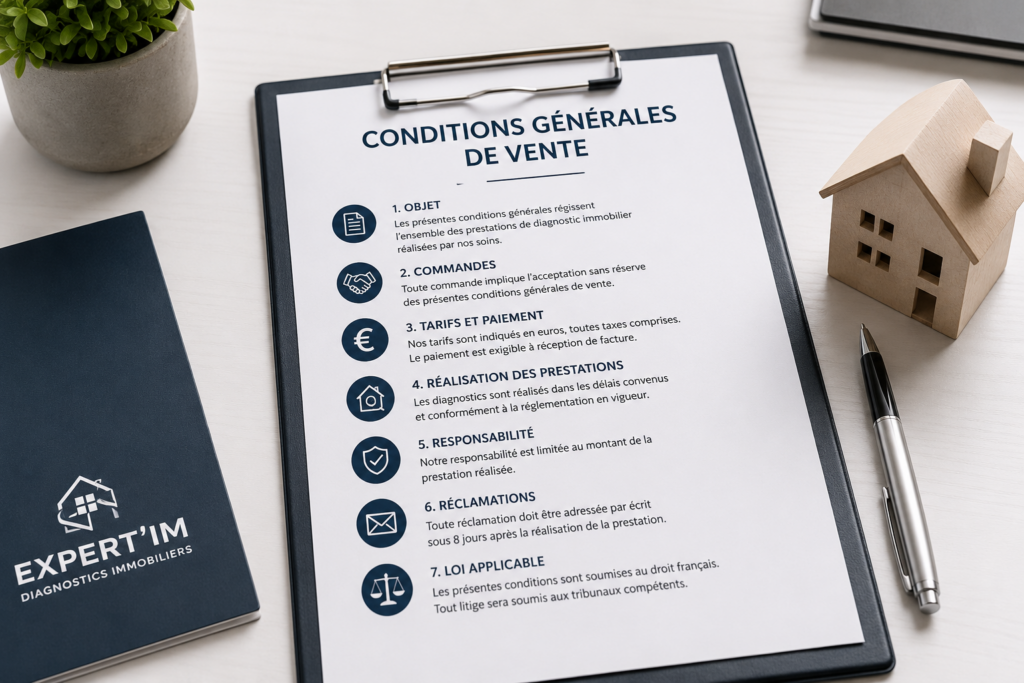 Conditions générales de vente Conditions générales de vente EXPERT’IM